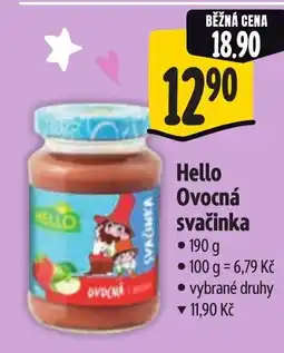 Albert HELLO Ovocná svačinka nabídka