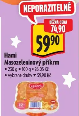 Albert Hami Masozeleninový příkrm nabídka