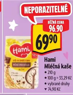 Albert Hami Mléčná kaše nabídka