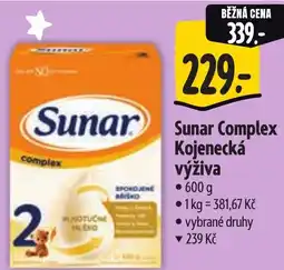 Albert Sunar Complex Kojenecká výživa nabídka