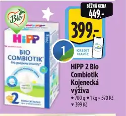 Albert HiPP 2 Bio Combiotik Kojenecká výživa nabídka