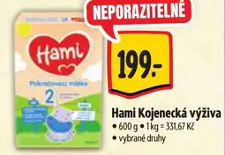 Albert Hami Kojenecká výživa nabídka