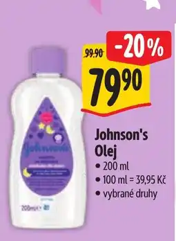 Albert Johnson's Olej nabídka