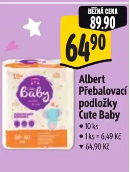 Albert Albert Přebalovací podložky Cute Baby nabídka