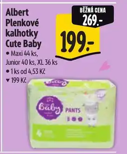 Albert Albert Plenkové kalhotky Cute Baby nabídka