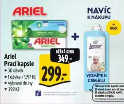 Albert ARIEL Prací kapsle nabídka