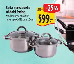 Albert Sada nerezového nádobí Swing nabídka