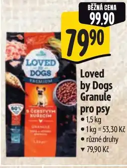 Albert Loved by Dogs Granule pro psy nabídka