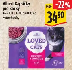 Albert Albert Kapsičky pro kočky nabídka
