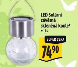 Albert LED Solární závěsná skleněná koule nabídka