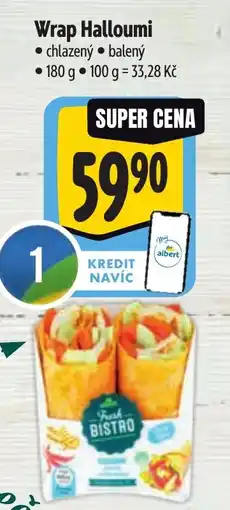 Albert Wrap Halloumi nabídka