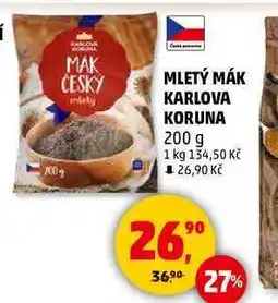 Penny Market MLETÝ MÁK KARLOVA KORUNA, 200 g nabídka