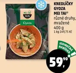 Penny Market KNEDLÍČKY GYOZA MEI TAI různé druhy, mražené, 400 g nabídka