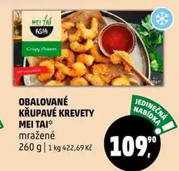Penny Market OBALOVANÉ KŘUPAVÉ KREVETY MEI TAI mražené, 260 g nabídka