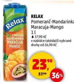 Penny Market Relax Pomeranč-Mandarinka Maracuja-Mango, 1 l nabídka