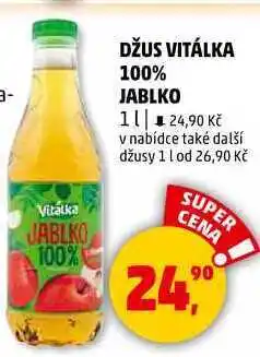 Penny Market DŽUS VITÁLKA 100% JABLKO, 1 l nabídka