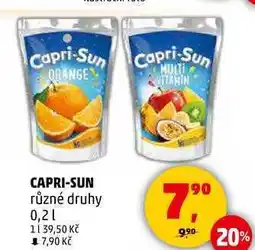 Penny Market Capri-Sun různé druhy, 0,2 l nabídka