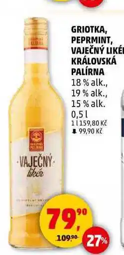 Penny Market VAJEČNÝ liker 15% alk., 0,5 l nabídka
