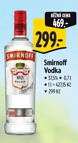 Albert SMIRNOFF Vodka nabídka