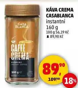 Penny Market KÁVA CREMA CASABLANCA instantní, 160 g nabídka
