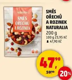 Penny Market SMĚS OŘECHŮ A ROZINEK NATURALIA, 200 g nabídka