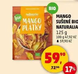 Penny Market MANGO SUŠENÉ BIO NATURALIA, 125 g nabídka