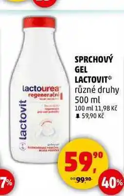 Penny Market SPRCHOVÝ GEL LACTOVIT různé druhy, 500 ml nabídka