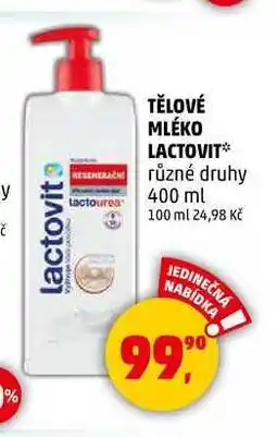 Penny Market TĚLOVÉ MLÉKO LACTOVIT různé druhy, 400 ml nabídka