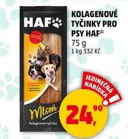 Penny Market KOLAGENOVÉ HAF TYČINKY PRO PSY HAF, 75 g nabídka