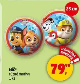 Penny Market MÍČ různé motivy, 1 ks nabídka