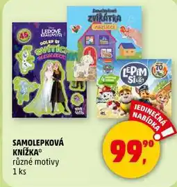 Penny Market SAMOLEPKOVÁ KNÍŽKA různé motivy, 1 ks nabídka