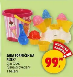 Penny Market SADA FORMIČEK NA PÍSEK plastové, různá provedení, 1 balení nabídka