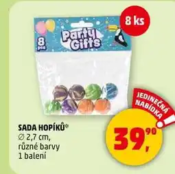 Penny Market SADA HOPÍKŮ 2,7 cm, různé barvy, 1 balení nabídka