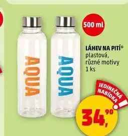 Penny Market LÁHEV NA PITÍ plastová, různé motivy, 1 ks nabídka