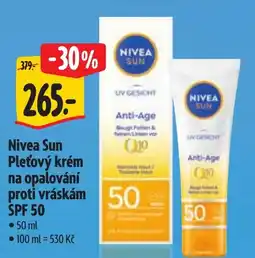 Albert NIVEA Sun Pleťový krém na opalování proti vráskám SPF 50 nabídka