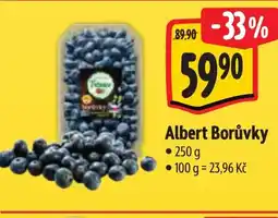 Albert Albert Borůvky nabídka