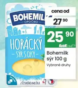 Kubík potraviny Bohemilk sýr nabídka