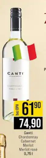 Jip Canti Chardonnay Cabernet Merlot Merlot rosé nabídka