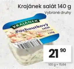 Kubík potraviny Krajánek salát nabídka