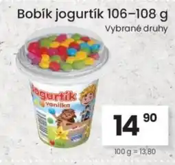 Kubík potraviny Bobík jogurtík nabídka