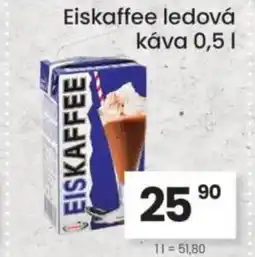 Kubík potraviny Eiskaffee ledová Κava nabídka