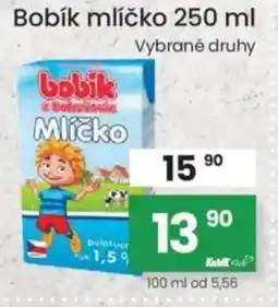 Kubík potraviny Bobík mlíčko nabídka