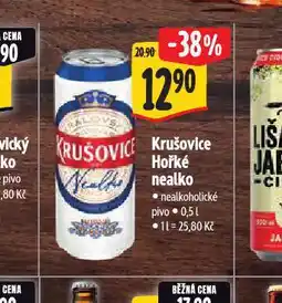 Albert Krušovice královské hořké nealko nabídka