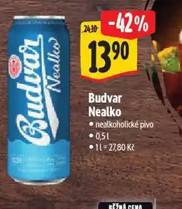 Albert Pivo budvar nealko nabídka