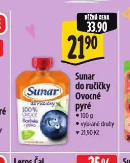 Albert Sunra do ručičky ovocné pyré nabídka