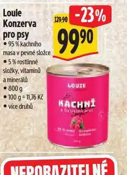Albert Loule konzerva pro psy nabídka