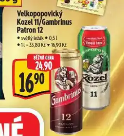 Albert Pivo velkopopovický kozel 11 nabídka