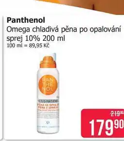 Teta Panthenol Omega chladivá pěna po opalování sprej 10% 200 ml nabídka