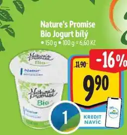 Albert Nature's Promise Bio Jogurt bílý 150 g nabídka