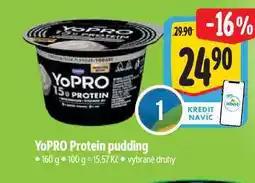 Albert YOPRO Protein pudding 160 g nabídka